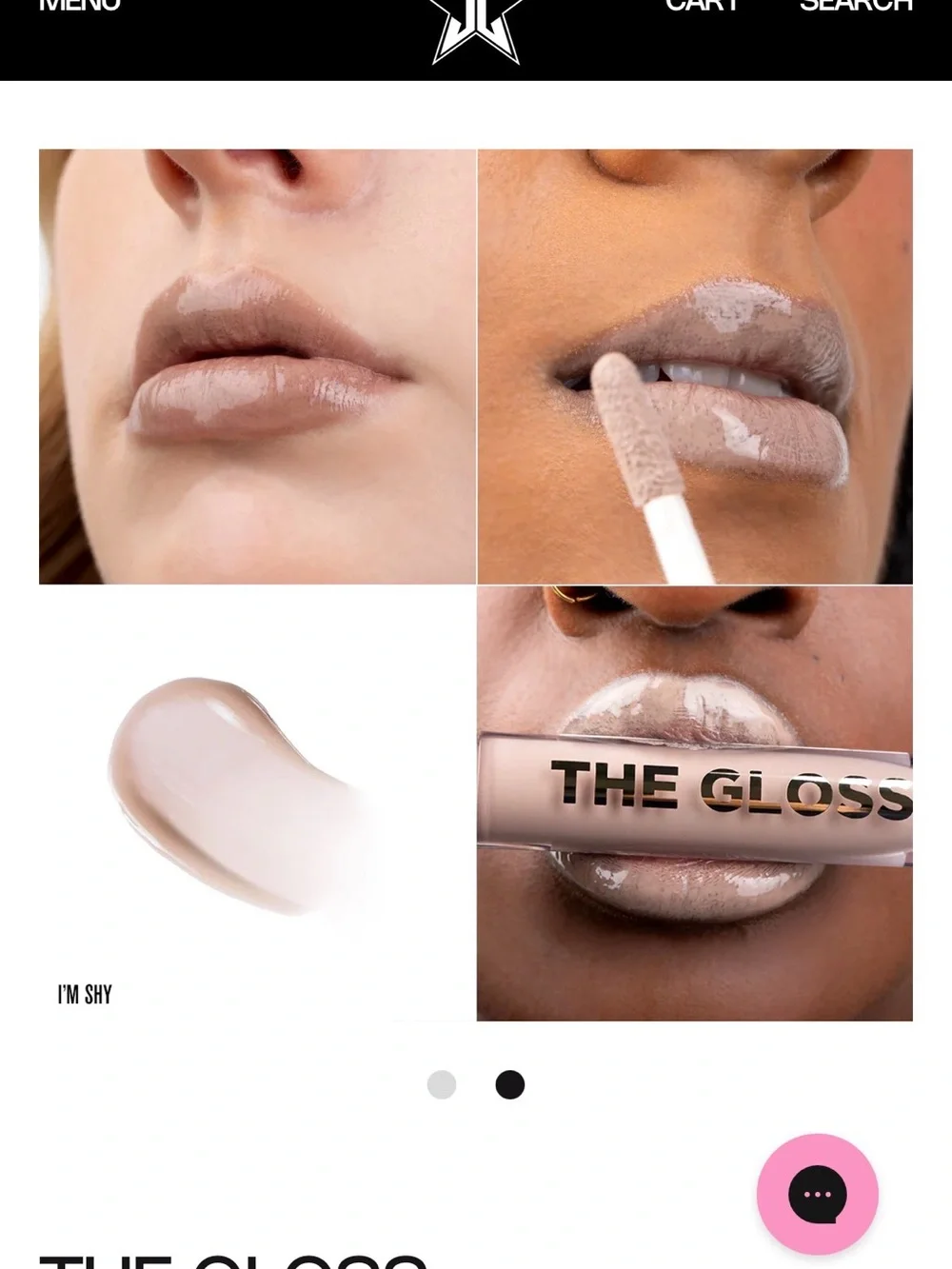 Jeffree Star The Gloss in the shade ‘I’m Shy’